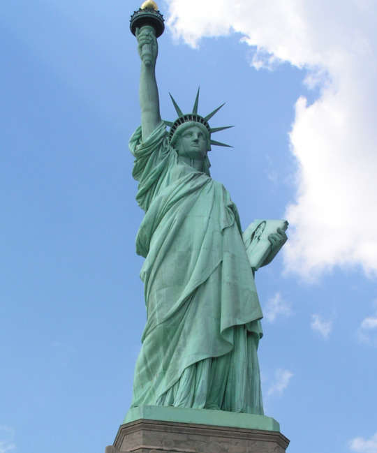 Montagem de Foto - Estátua da Liberdade