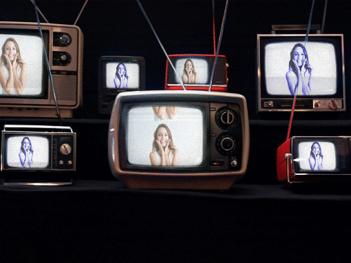 Montagem de Foto - TVs Vintage